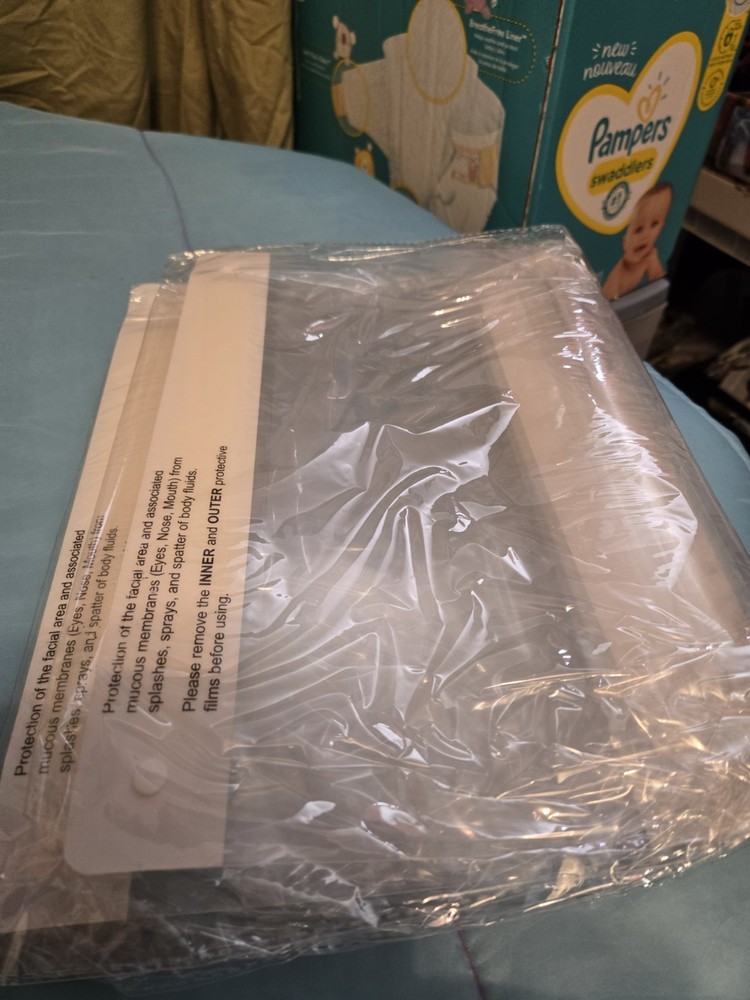 Protective Face Shields by Panoptx - 4 Shields per Box - Lightweight, Elastic