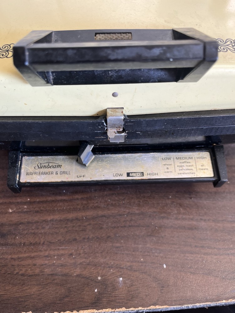 Vintage Sunbeam Waffle Baker and Grill