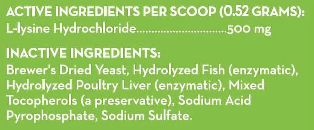 L Lysine Powder for Cats Immune Support