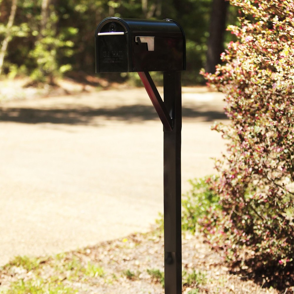 Architectural Mailboxes Drive-in Galvanized Steel Post Kit - Easy Install!