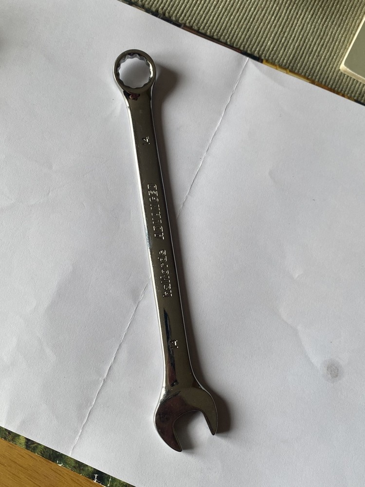 14mm Halfords Advanced Chrome 12 point combi spanner