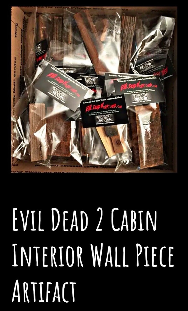Evil Dead 1 & 2 Props Relics Memorabilia with COA (4x6 Frame)