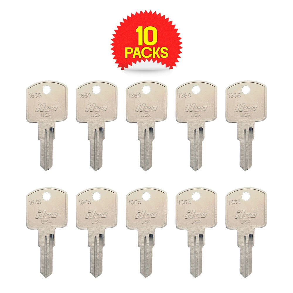 1668 Key Blank – Nickel