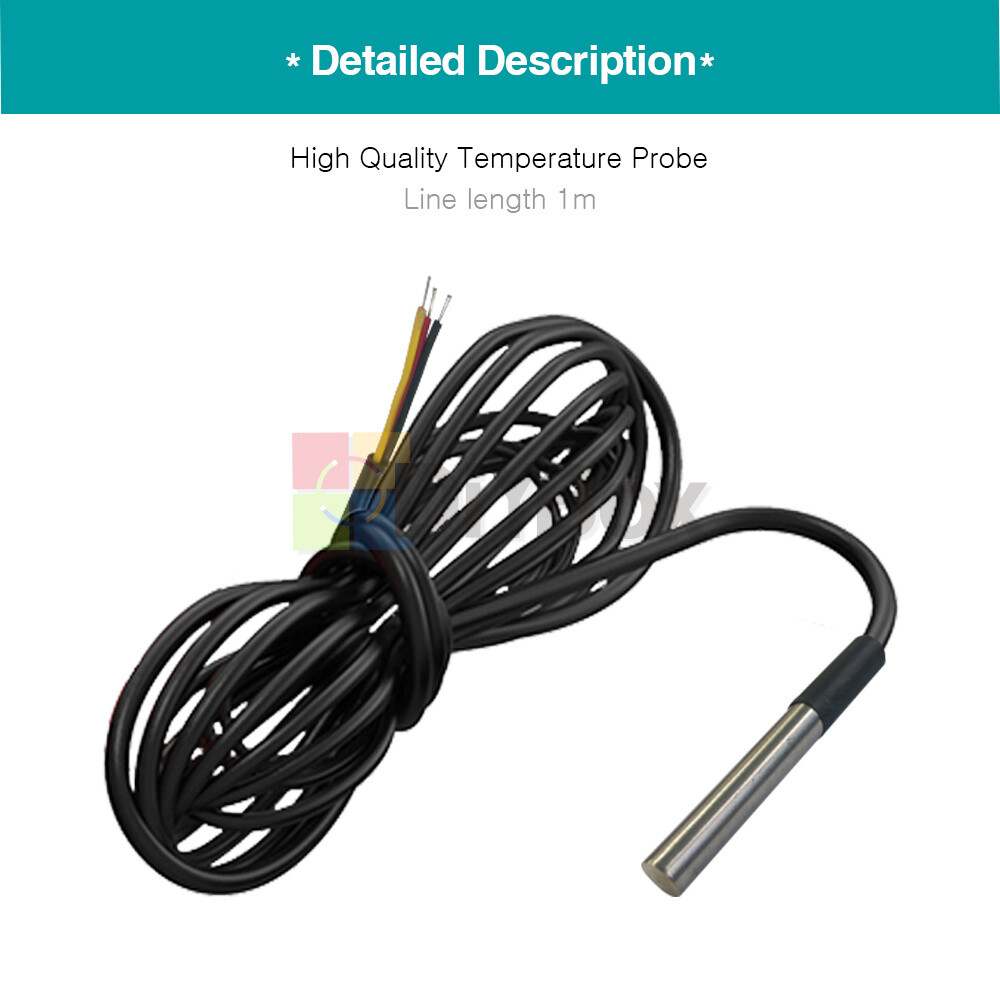 STC1000/DST1000 Digital DC12-72V Temperature Controller Thermostat Sensor Probe