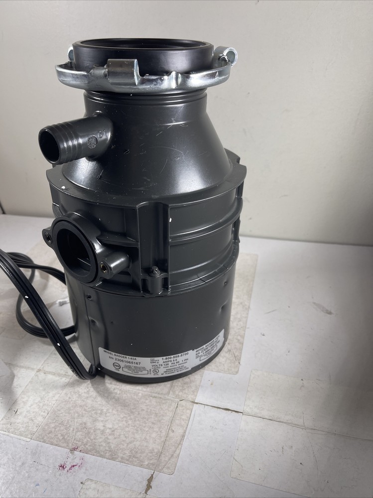 InSinkErator Badger 1 Corded 1/3HP Heavy Duty Induction Garbage Disposal