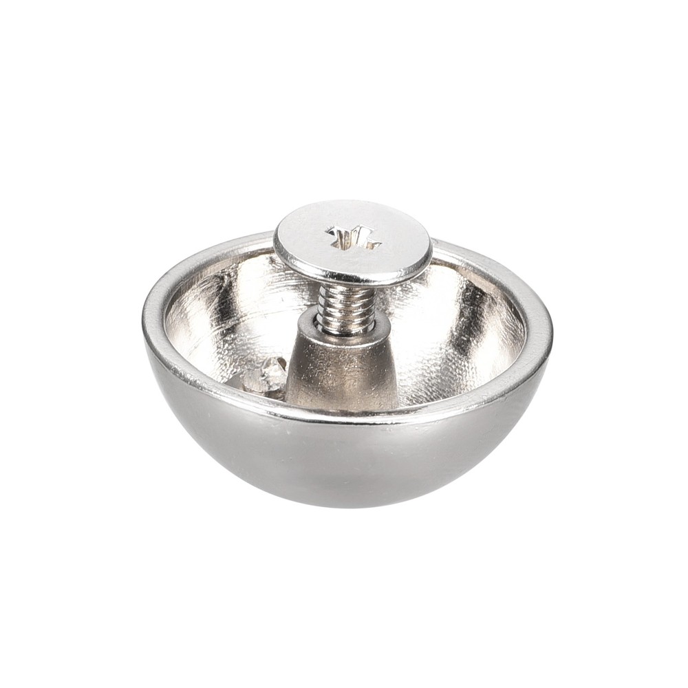 20x9mm Screw Back Rivets Round Cable Head Leather Studs Silver 10 Sets