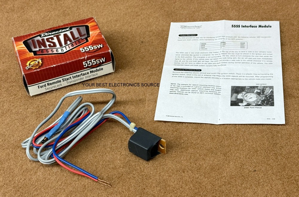 NEW Directed 555SW Ford Remote Start Interface Module for Select Early 2000's