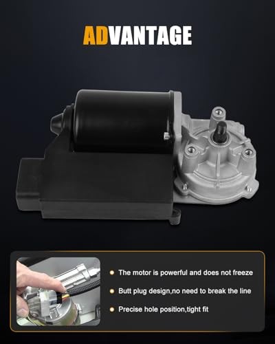 New Front Wiper Motor W/Control Module Compatible For Saturn SC SC1 SC2 SL