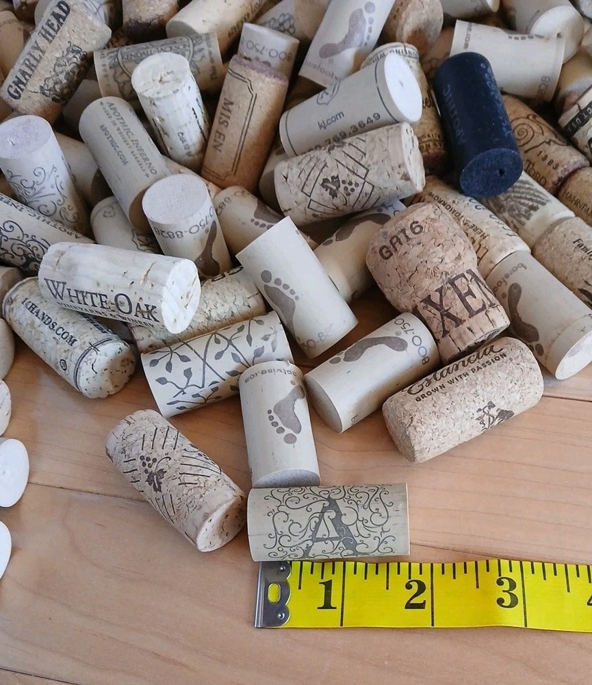 180 Pcs. NATURAL Wine CORKS ASSORTED USED