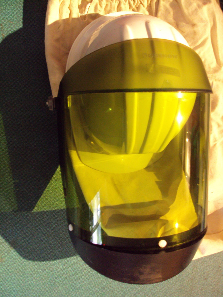 ARC FLASH\ ARC BLAST Safety Hard Hat w/ Face Shield Bullard 5100 Oberon Shield