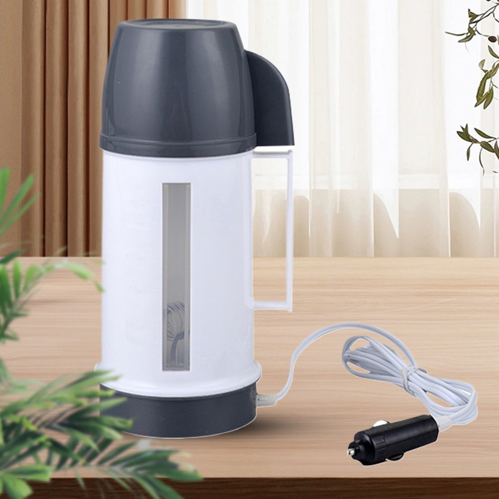 12V 24V Car Kettle Electric Heating Kettle Car Coffee Pot for Road-Trip