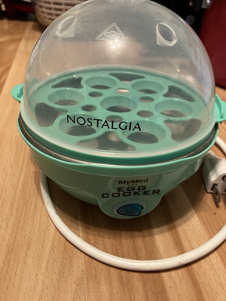 My Mini Nostalgia 7-Egg Cooker, Teal
