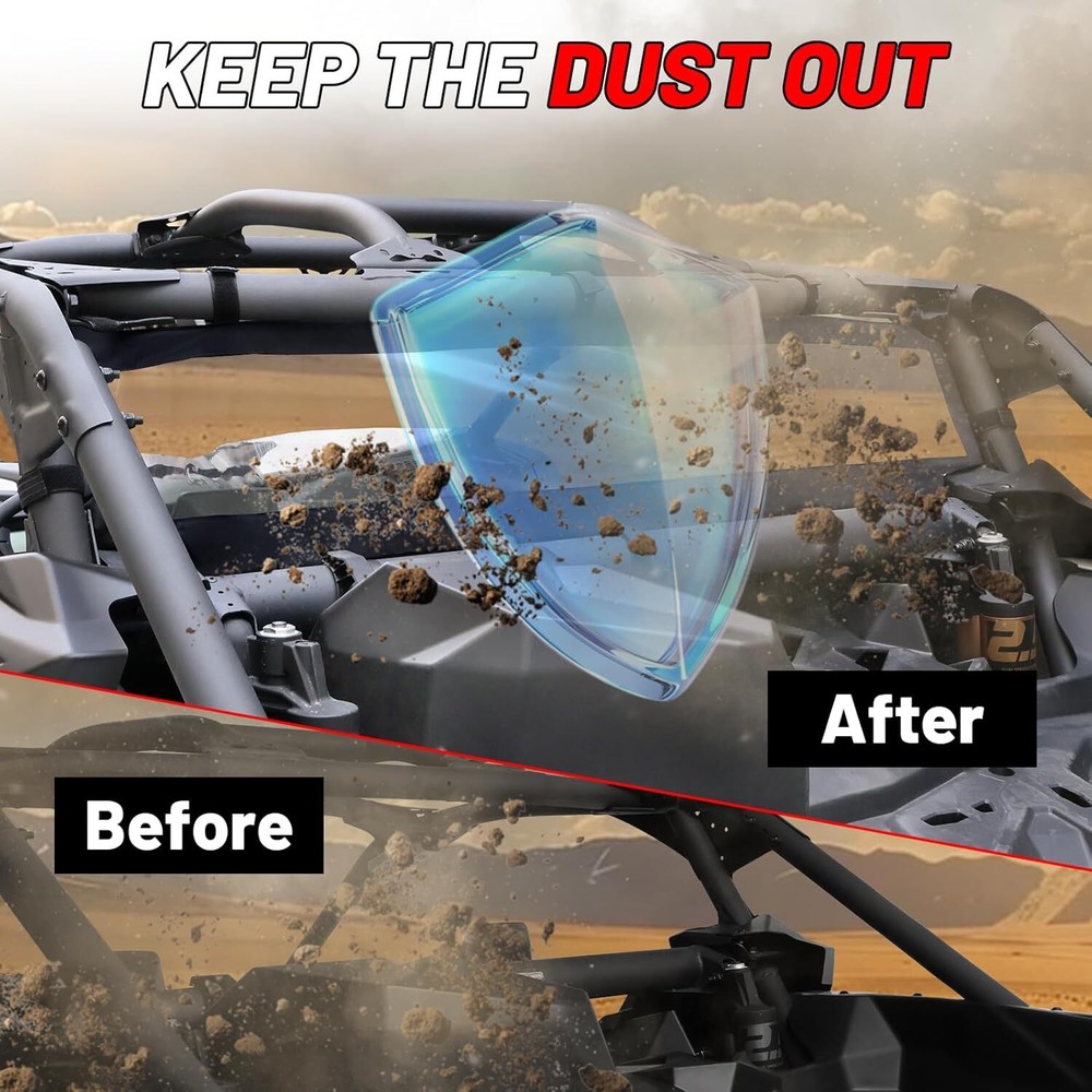 X3 Soft Back Rear Window Windshield for Can-Am X3 /Max XRS XDS 2017-2024