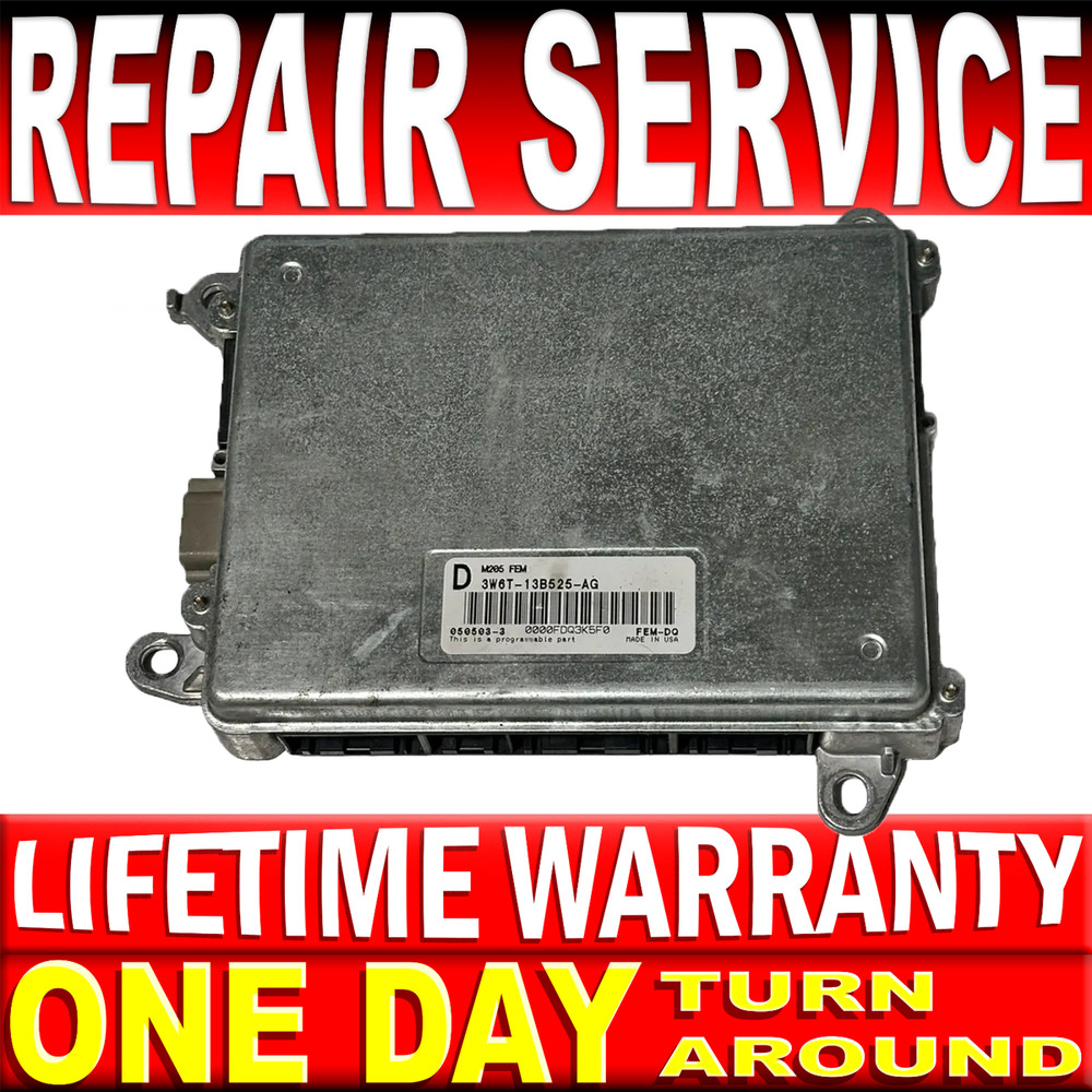 02-05 THUNDERBIRD FRONT ELECTRONIC LIGHTING CONTROL MODULE (FEM)  REPAIR SERVICE
