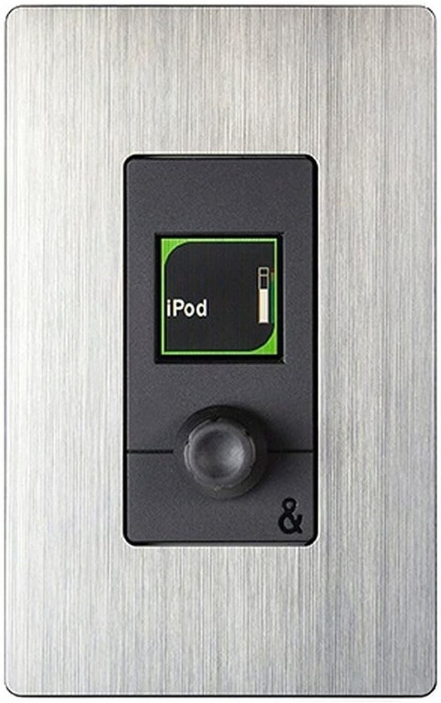 Allen & Heath AH-IP-1B Music Source Remote Controller Wall Plate, Black