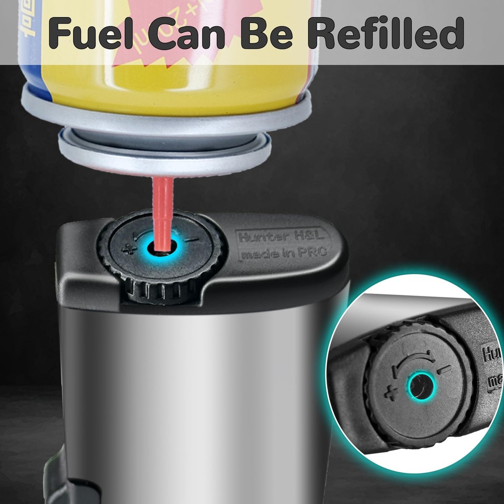 2 Pack Butane Torch Lighter Single Jet Flame Refillable Adjustable Mini Pocket