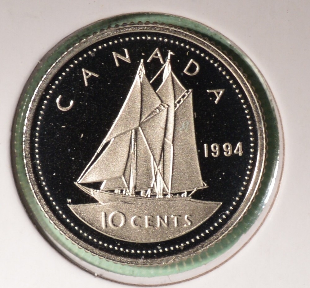 1994 Canada PROOF Ten Cents