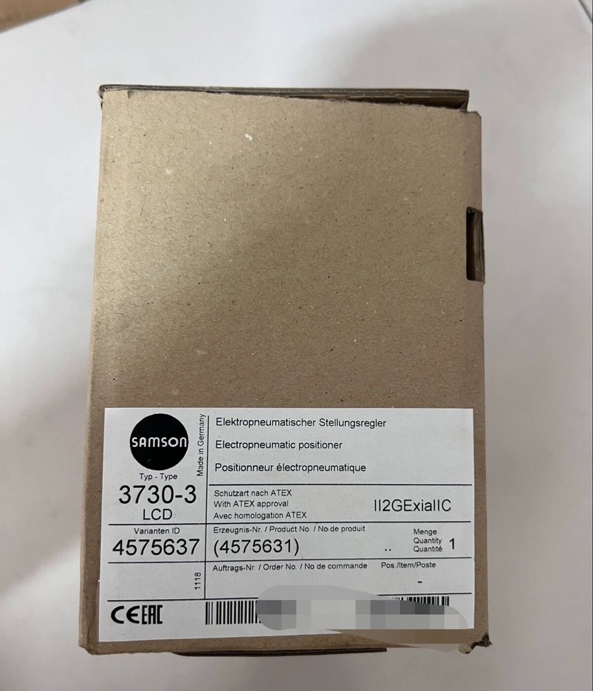 SAMSON 3730-3 Valve Positioner New