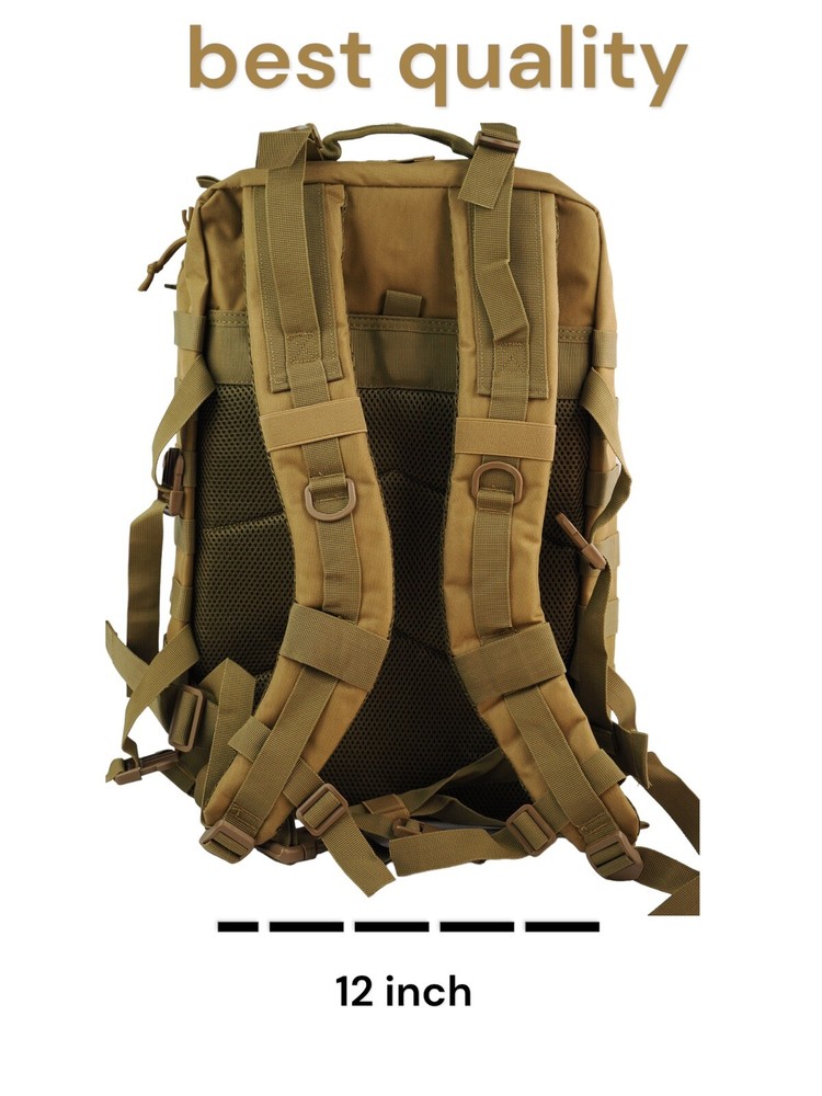 45 L Tactical Backpack Military Daypack 3 Day Assault Pack Rucksack Bag