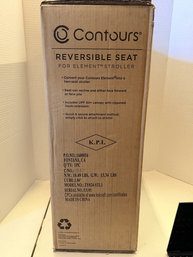 Contours reversible seat for Element Stroller ~