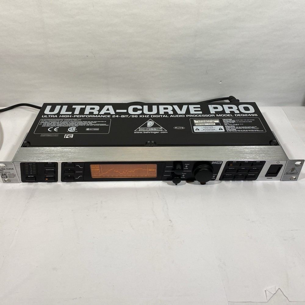 Behringer Ultracurve Pro DEQ2496 2-channel Equalizer and Mastering Processor