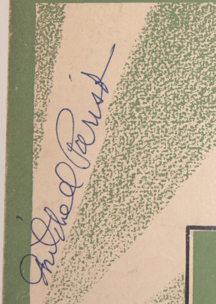 Songwriter Mitchell Parish Signed Sheet Music