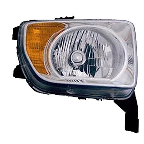 Right Headlight Assembly Compatible with 2003-2006 Honda Element Passenger Side