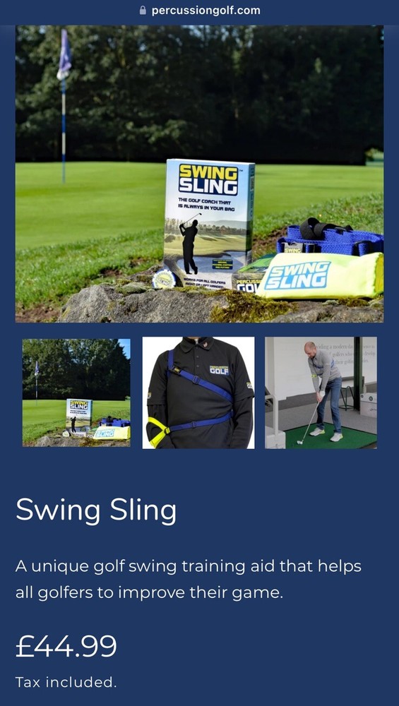 Precision Impact Golf Swing Training Aid