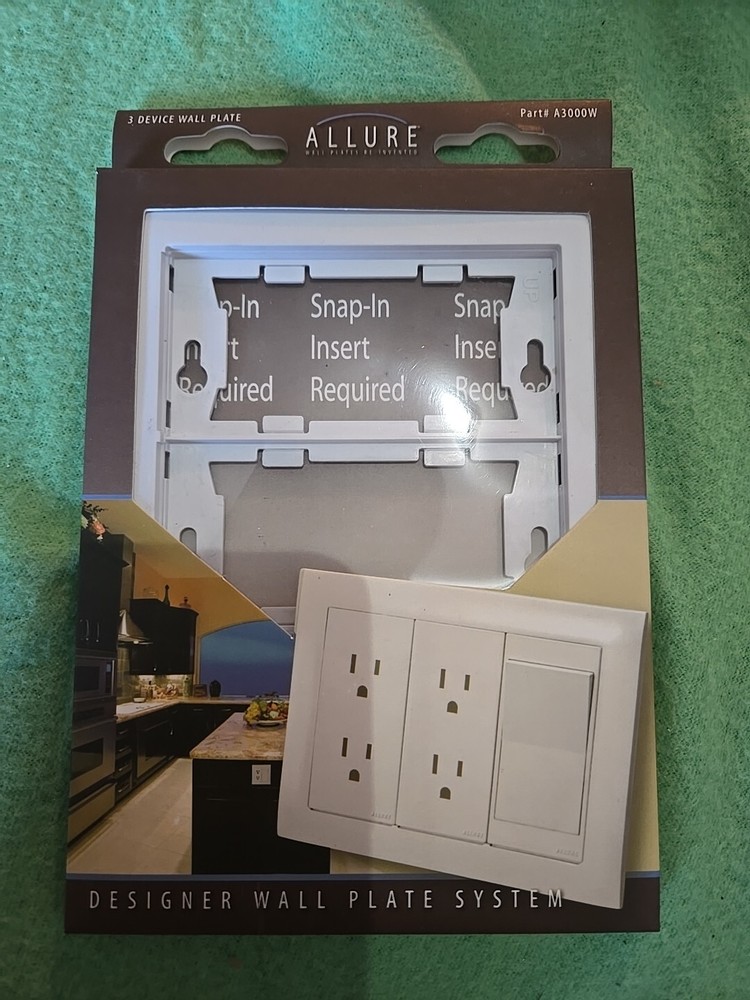 Allure 1 Device Wall Plate Part #A1000W