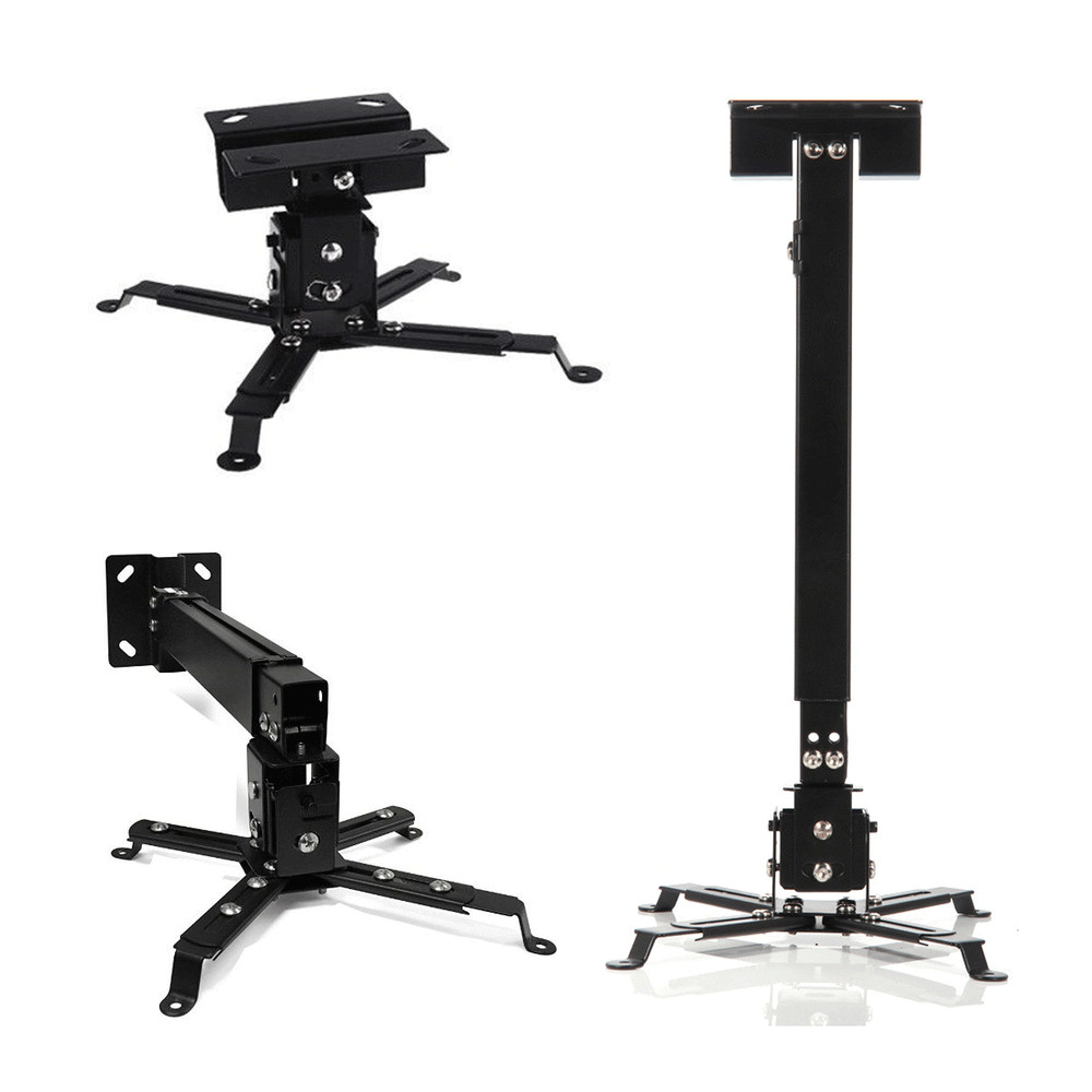Universal Projector Mount Extendable Adjustable Tilt DLP LCD Ceiling Bracket