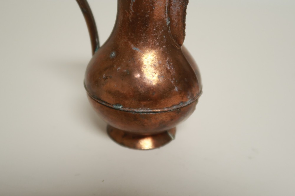 Small Pitcher 4.5" Tall Artistic Bronze Colored Decorative