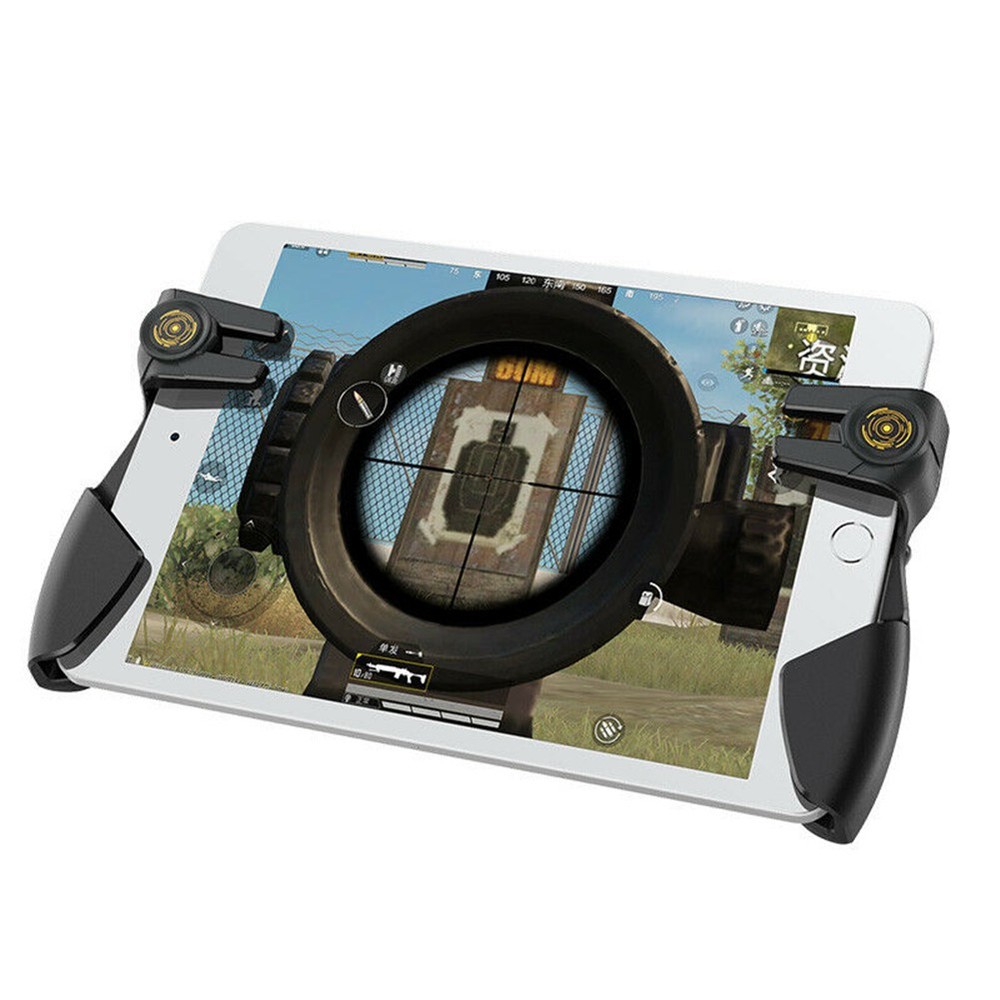 Six Fingers Aim Button Shooter Gamepad Trigger For iPad Mobile PUBG Game Tablet