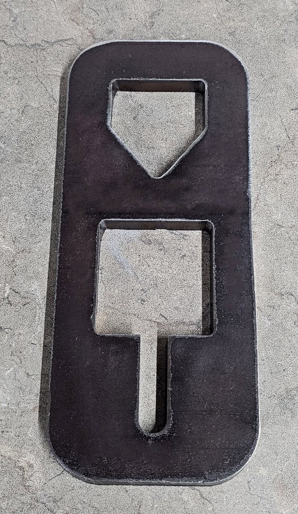 T POST PULLER - HEAVY DUTY 3/8" - PLATE ONLY - USE WITH CHAIN / JACK / TRACTOR