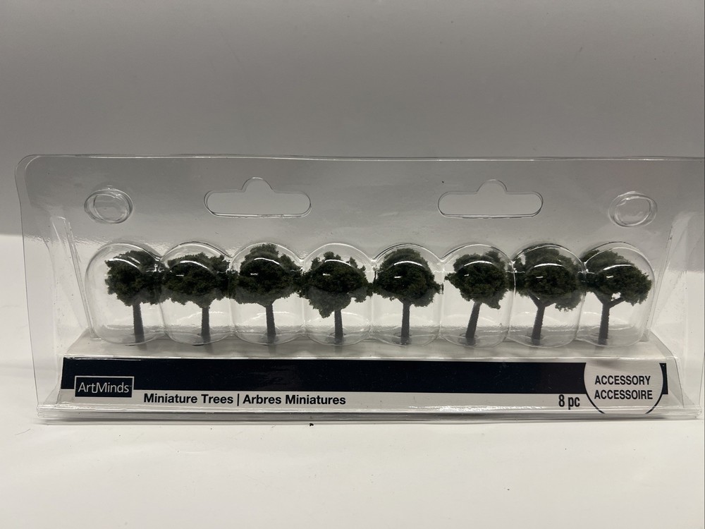 ArtMinds Miniature Trees 8 piece set - New, in original packaging