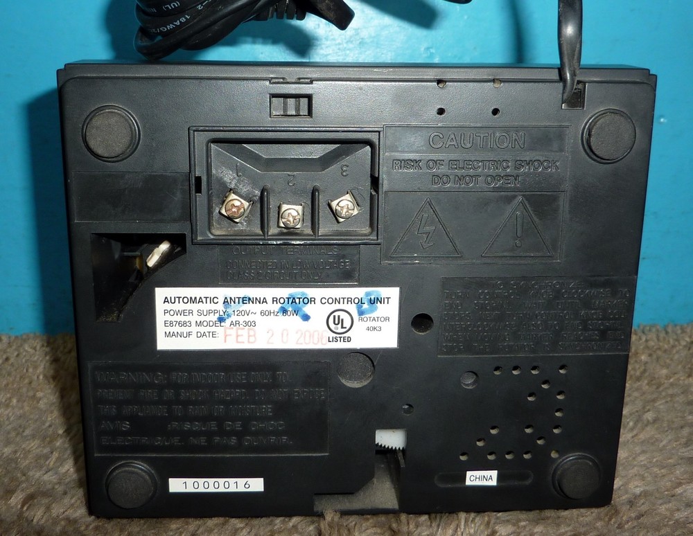 Hy-Gain Automatic Antenna Rotator Control Unit AR-35 Model AR-303 3 Wire