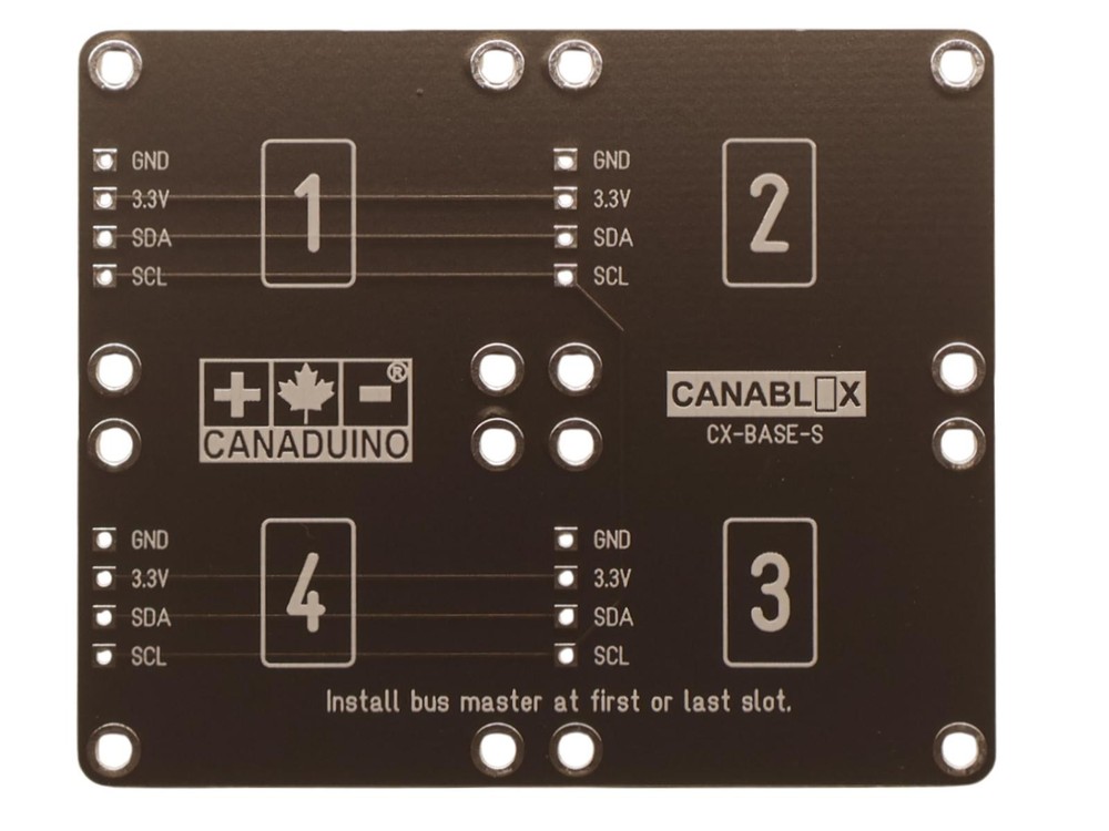 CANABLOX® Base 'S' with 2x2 Module Slots (CX-BASE-S)