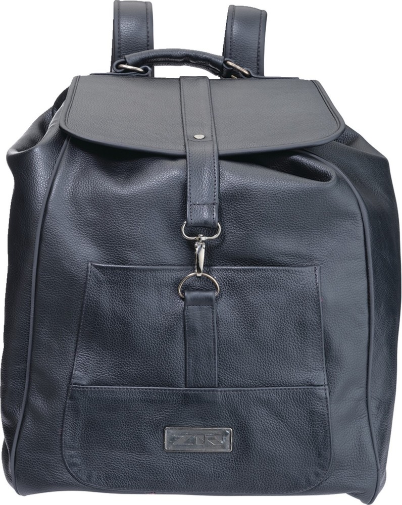 Z1R Leather Backpack Black