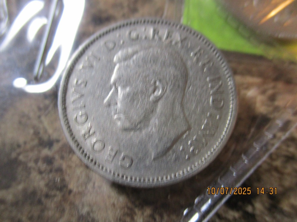 1946 CANADA FIVE CENTS 1 COIN E