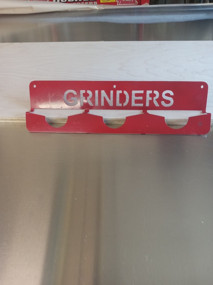 3 Bay Angle Grinder Holder Storage Rack Grinder Rack Wall Mount Bracket