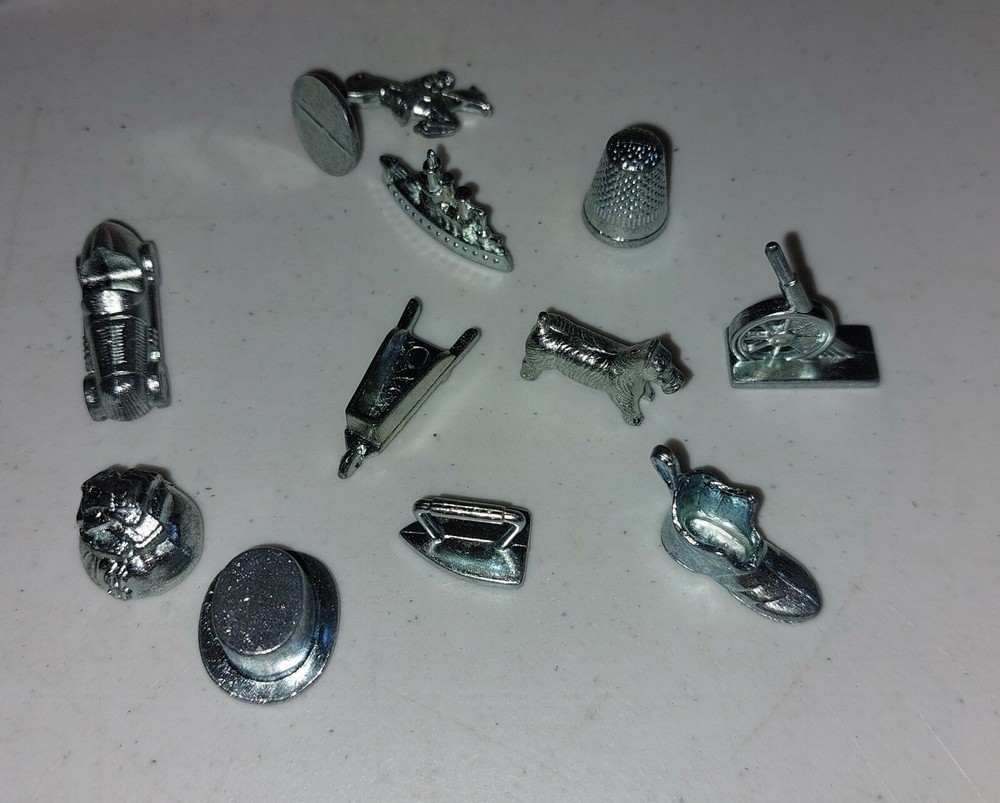 Monopoly 65th Anniversary Game Pieces and Instructions