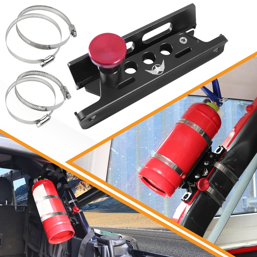 Fire Extinguisher Holder Adjustable Roll Bar Fire Extinguisher Mount Bracket