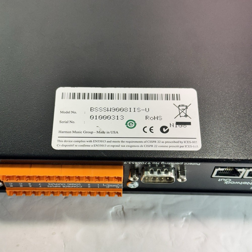 ✅ BSS SoundWeb 9008iis Networked Signal Processor *TESTED *WORKING