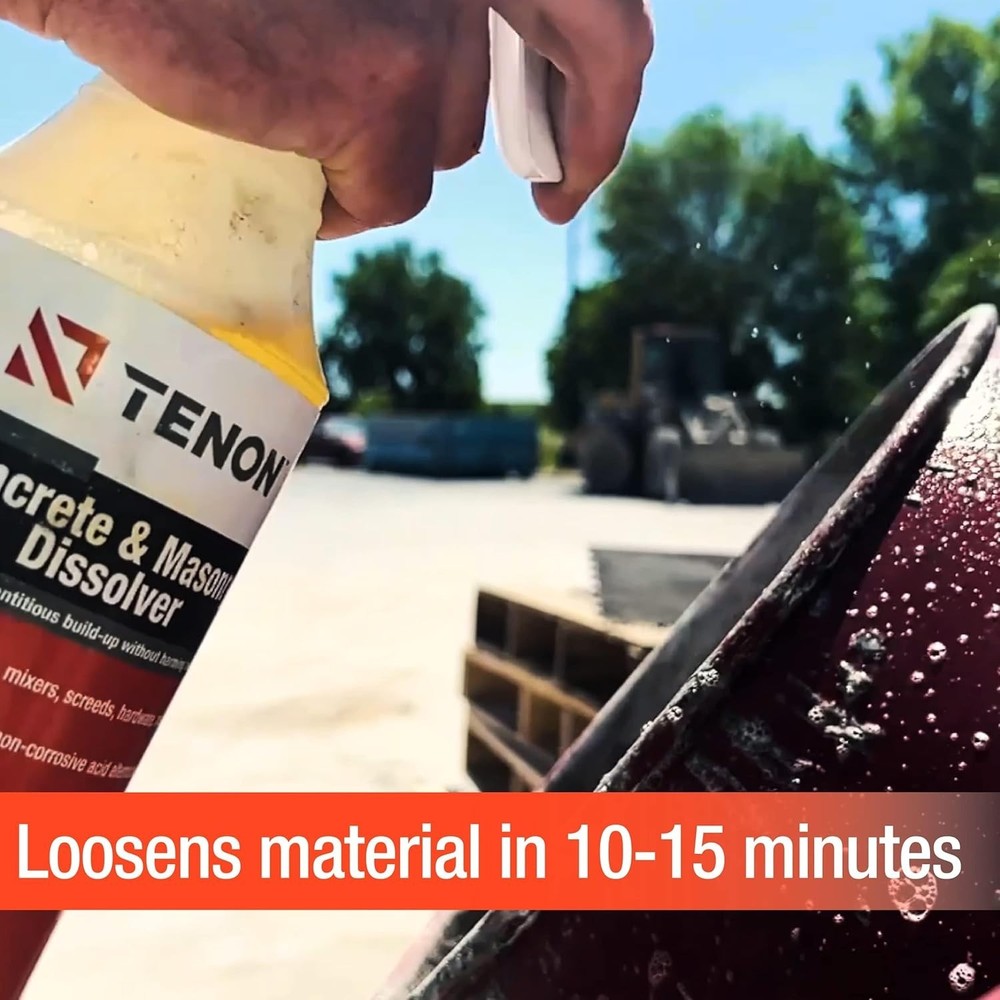 Concrete & Masonry Dissolver - Remove Concrete, Cement, Mortar, Grout, Stucco...