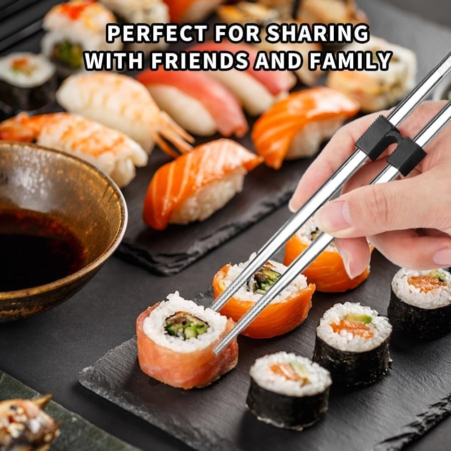 10 Pcs Reusable Chopstick Helpers Training Chopsticks Beginners Training