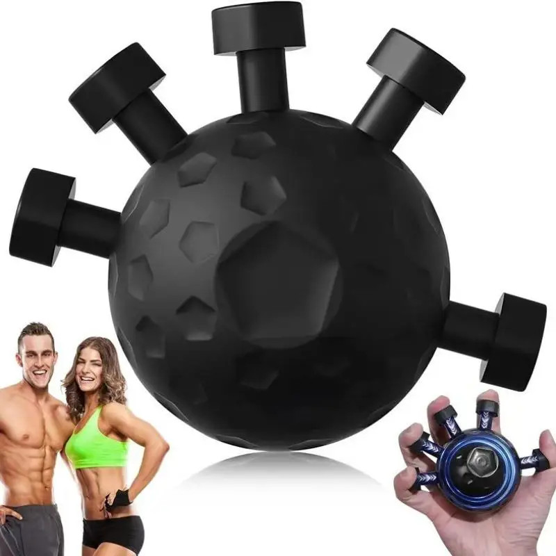 Five-Finger Grip Trainer & Rehabilitation Device for Hand Strength