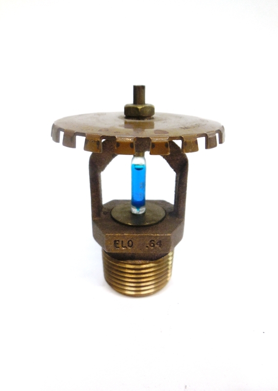 CENTRAL BRASS SPRINKLER HEAD MODEL LD ELO .64 - BLUE
