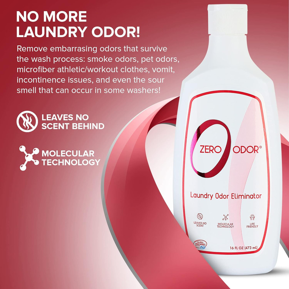 – Laundry Odor Eliminator - Permanently Eliminate Laundry Odor – Patented Mol...