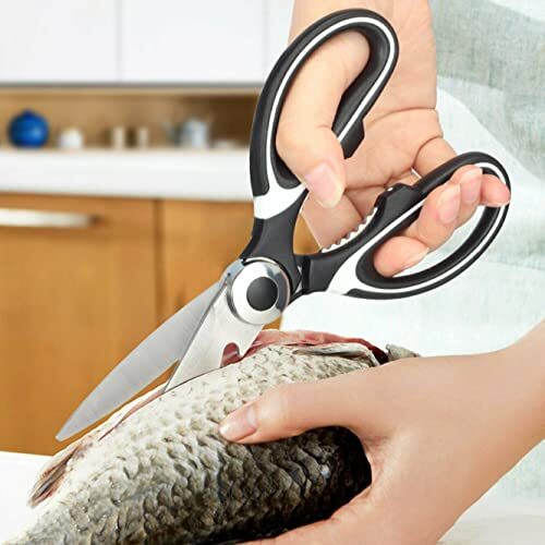 Kitchen Shears Sharp Scissors Stainless Steel Meat Chicken Professional BBQ