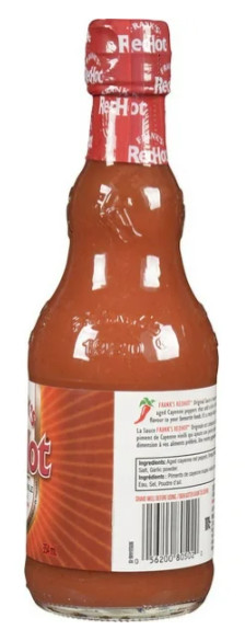 Frank's RedHot, Hot Sauce, Original, 354mL (Imported From Canada) (3 Pack)