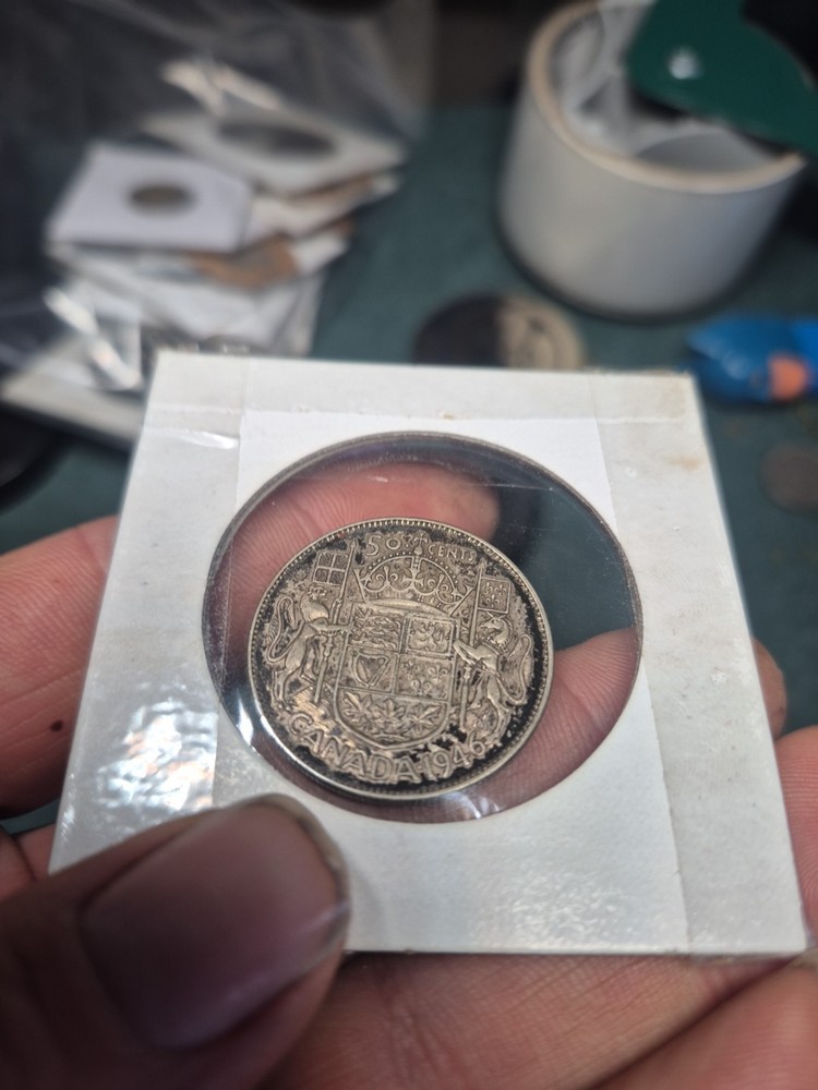 1946 Canada 50 Cents Half Dollar Silver